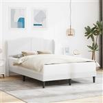 vidaXL Bedframe met hoofdeinde Wit 160 x 200 cm Kunstleer