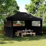 vidaXL Partytent Zwart 292 x 440 x 315 cm Oxford Stof