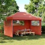vidaXL Partytent Terracotta 292 x 440 x 315 cm Oxford Stof