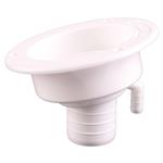 Watervulopening 40mm met Slot Wit