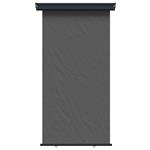vidaXL Zijscherm Balkon 100% polyester ijzer staal