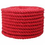 vidaXL Touw Rood 2,4 x 2,4 x 5000 cm Katoen