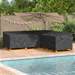 vidaXL Meubelhoes Zwart 270 x 270 x 80 cm 210D Oxford Stof