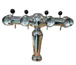 Occasion - Tapzuil parisienne 4 kraans chroom