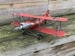 Metalen schaalmodel van een vliegtuig uit de WW2, een Luftwaffe schaalmodel