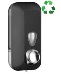 Zeepdispenser Sapho ECOLORED 550 ml 10,2x21,6x9 cm ABS Soft Touch Mat Zwart Wandmontage