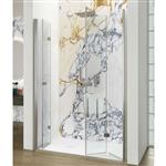 Nisdeur Lacus Albarella Saloon Inklap Deur 150x190 Cm Chroom