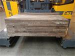 6x6cm hardhout gebruikt 175cm
