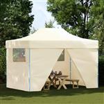 vidaXL Partytent Crème 280 x 410 x 315 cm Oxford Stof