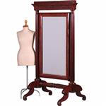 Hollandse Biedermeier passpiegel kantelbaar origineel glas ca 1825 (No.412025)