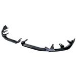 Dit betreft een BMW G60 G61 5 Serie MPE glans zwarte voorlip splitter set