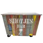 Mobiele shotjes koelbuffet in Ibiza stijl