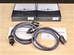 Wireworld Audio Platinum Electra 7 high end audio power cables 1,5 metre (2 available)