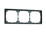 Presto Afstandsraam 3-Vaks 3mm S-20.000 Zwart