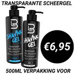 L3VEL3 Transparante Shaving Gel Ice, 500ml