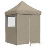 vidaXL Partytent Taupe 200 x 200 x 306 cm Oxford Stof