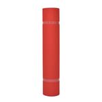 vidaXL Tapijt Effen Rood 1 x 24 m Stof