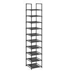 Slimlogy Slimtower schoenenrek - 10 niveaus - stapelbaar - 33x33x173 cm