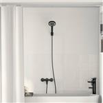 vidaXL Doucheset Zwart G 1 / 2 inch Koper