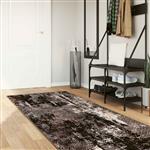 vidaXL Vloerkleedloper MARSA Zwart 100 x 250 cm Polyester en PVC