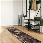 vidaXL Vloerkleedloper MARSA Zwart 50 x 300 cm Polyester en PVC