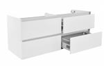 Onderkast Luna 120X47 Wit (4 Laden)