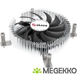 Akasa AK-CC6610EP01 koelsysteem voor computers Processor Luchtkoeler 7,5 cm Zwart, Zilver 1 stuk(s)