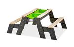 Zand- water- en picknicktafel (2 bankjes)