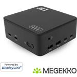 ACT Universeel USB-C Dockingstation 4K, voor 3 HDMI/DisplayPort monitoren, DisplayLink