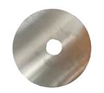 Afdekplaat rvs met 1 inch gat