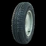 GT radial Luchtband + wiel 155/80 R13 Kargomax XL ST-4000 M+S + 4Jx13H ET0 60/100/4 84 N staal grijs