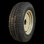 GT radial Luchtband + wiel 185 R14C Kargomax ST-6000 M+S + 5Jx14H2 ET0 94/140/5 104/102 N staal zilv