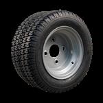 BKT Luchtband + wiel 18x8.50-10 LG-306 4PR 6.00x10H2 ET-4 60/100/4 A3 staal zilvergrijs