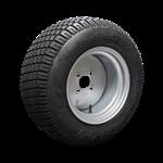 DURO Luchtband + wiel 23x10.50-12 HF-293 6PR + 8.50Ix12H2 ET-10 63,5/100/4 A3 staal zilvergrijs