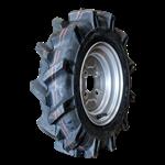 KINGS TIRE Luchtband + wiel 4.00-10 V-8803 4PR + 3.50Bx10H2 ET-2.1 60/100/4 49 A3 staal zilvergrijs 