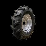 KINGS TIRE Luchtband + wiel 5.00-10 V-8803 4PR + 3.50Bx10H2 ET-2.1 60/100/4 60 A3 staal zilvergrijs 