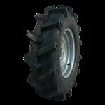 KINGS TIRE Luchtband + wiel 6.00-12 V-8803 6PR + 4.00Bx12H2 ET0 60/100/4 76 A3 staal zilvergrijs rec