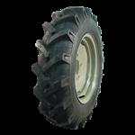 KINGS TIRE Luchtband + wiel 5.00-12 V-8509 6PR + 4.00Bx12H2 ET0 60/100/4 staal zilvergrijs rechts