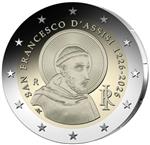 Italië 2 Euro 2026 'Francesco d'Assisi' UNC
