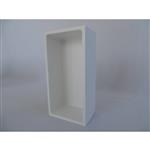 Inbouwnis Boss & Wessing Solid Alcove Gesloten Solid Surface 30x15 Mat Wit