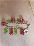 Bow and Crossbones, Dice Bracelet.