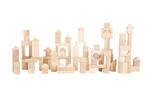 Houten constructie blokken (100)