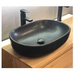 Waskom Casajoy 60x42x15cm Keramiek Milan Zwart