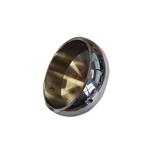 Lenshouder chrome 69 mm