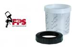 3M 16001 PPS buitenbeker voor STANDAARD, MIDI en LARGE met ring per 2 stuks in doos 3M-16001
