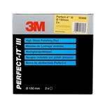 3M 50488 (voorheen 09378) wafelpad geel 150mm 2 stuks 3M-50488-09378