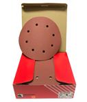 Indasa Red Line klittenband schuurschijven 200-203mm 8 gaten 50 stuks 7270xxx