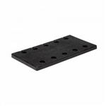 Hamach Rubber schuurzool ZONDER KLITTENBAND 115 x 225mm voor Hamach VH 77 V en RUPES SSPF vlakschuur