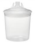 3M 16000 of 16026 PPS binnenbeker standaard 650ml met deksel 50 stuks KVP1 160xx--KVP1