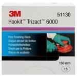 3M 51130 Trizact 443SA schuurmateriaal 150mm P6000 per 15 schijven 3M-51130